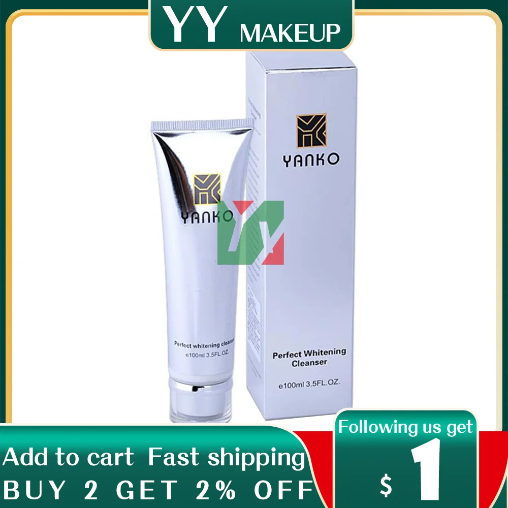 

Yanko perfect whitening cleanser 100g/pcs anti freckle deeply cleaning