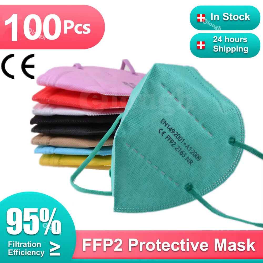 Mascarilla FPP2 Homologada 5 Layers Adult FFP2 Mascarillas FP2 FFP3 9 Colors FFP2Mask Certified KN95 Masks Mascherina FFPP2 | Красота и