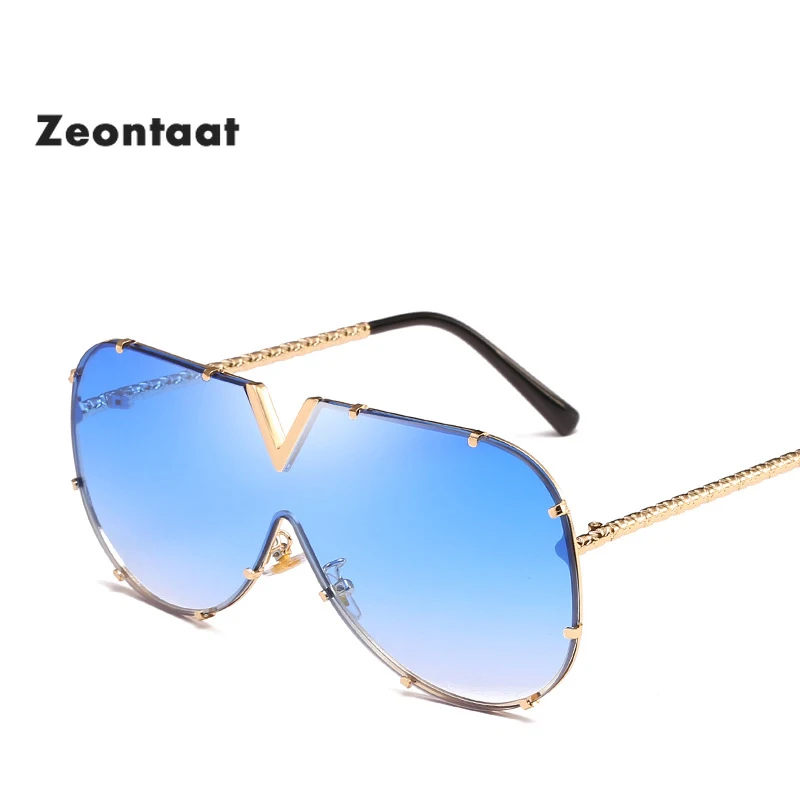 

Zeontaat Fashion Brand Designer Square Flat Lens Sun Glasses Mirror Women Sunglasses Men Hip Hop Oversized Lady Eyeglasses Male