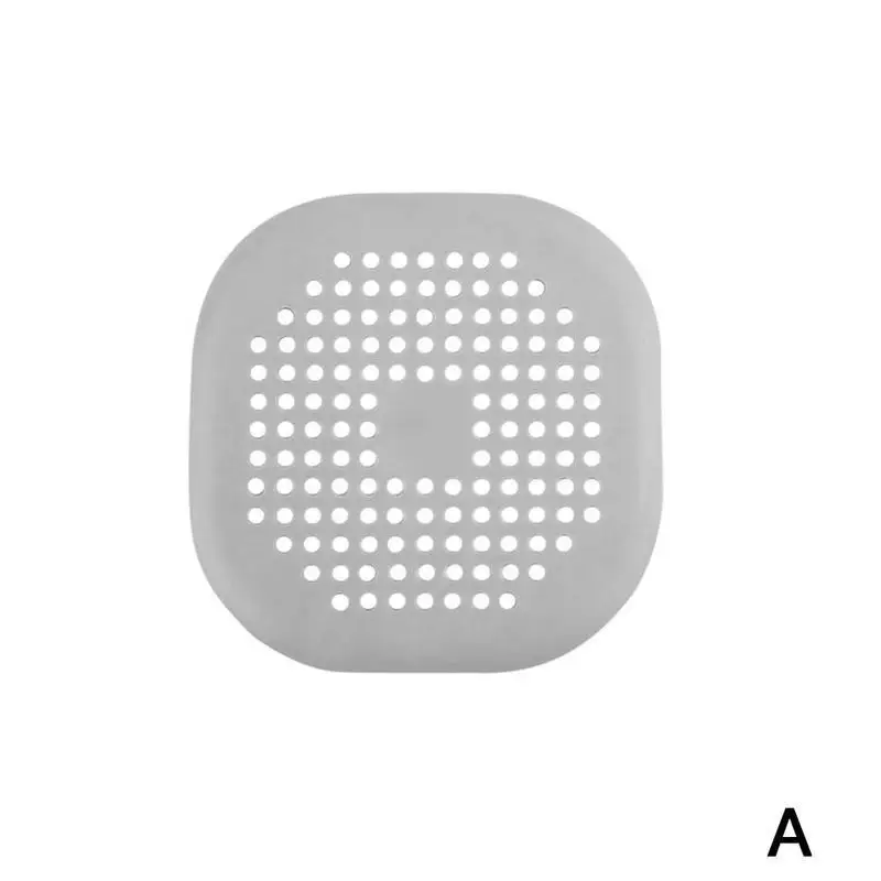 Kitchen Sink Anti-blocking Silicone Floor Drain Cover Bathroom Drain Hair Sewer Screen Shower Drain Cover - Цвет: Gray