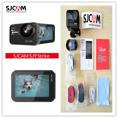 Оригинальная SJCAM SJ9 Strike Gyro/EIS Supersmooth 4K 60FPS WiFi Удаленная Экшн камера Ambarella Chip
