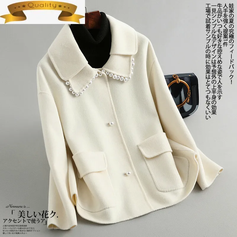 

Women Coat Korean Wool Autumn Spring Jacket Women 2021 Fashion Woolen Coats and Jackets Women Abrigo Mujer TLR2147 KJ7732