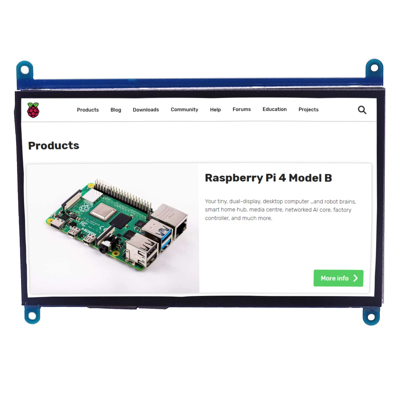 7 inch lcd 7 дюймов Raspberry Pi 3 сенсорный экран 1024*600 ЖК-дисплей HDMI интерфейс TFT монитор модуль для Raspberry Pi 3 Model B - Цвет: 7 inch lcd