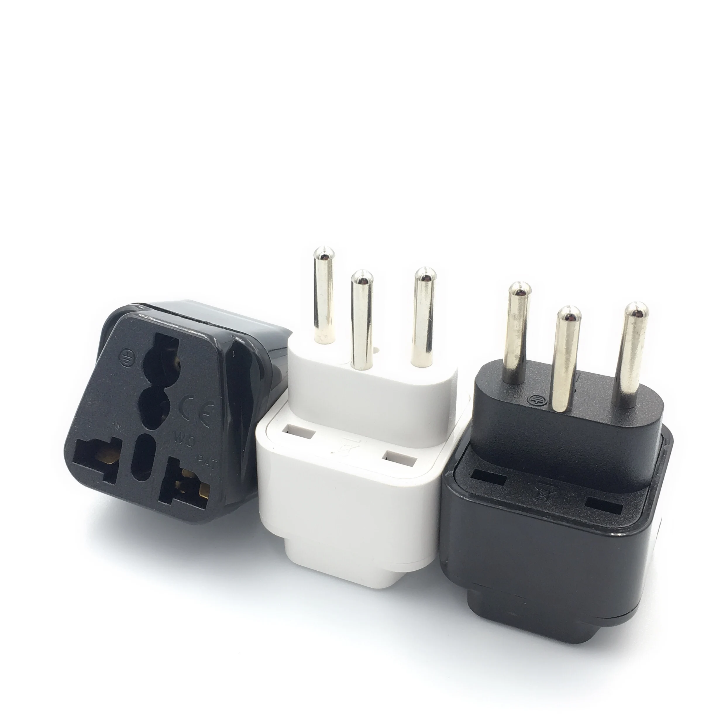 Универсальный 3 контактный адаптер для штепсельной вилки стандарта