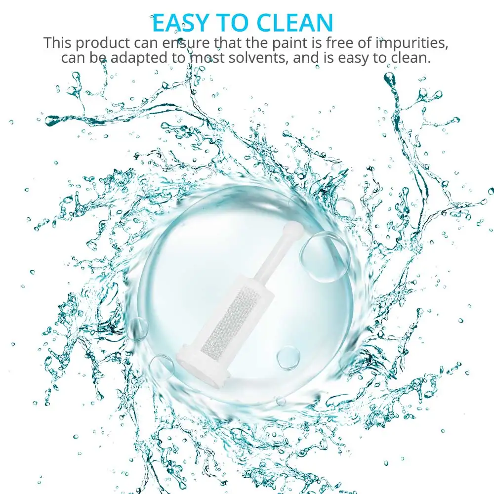 

40pcs Spray Gun Filter Set Universal Gravity Spray-Gun Filters Fine Mesh Drip-Proof Leak Film Screen Filter Spray Net Clean Car