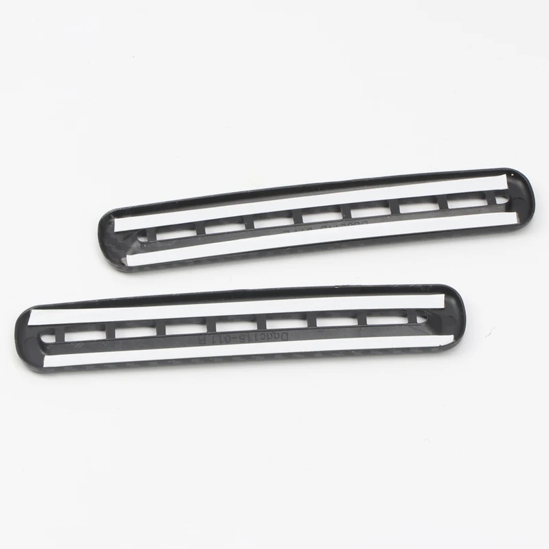 

For Dodge Challenger 2015-2020 Carbon Style Front Doors Interior A/C Air Outlet Vent Frame Decoration Cover Trim Car Styling