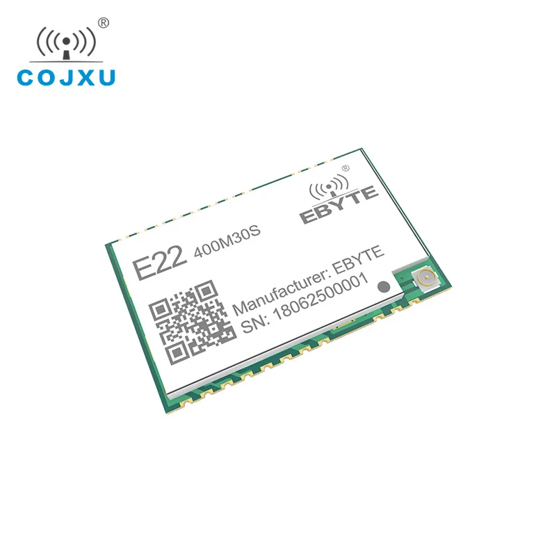 LORAWAN SX1268 LoRa TCXO 433 МГц ebyte E22 400M30S беспроводной трансивер SMD 30dBm IPEX штамп отверстие