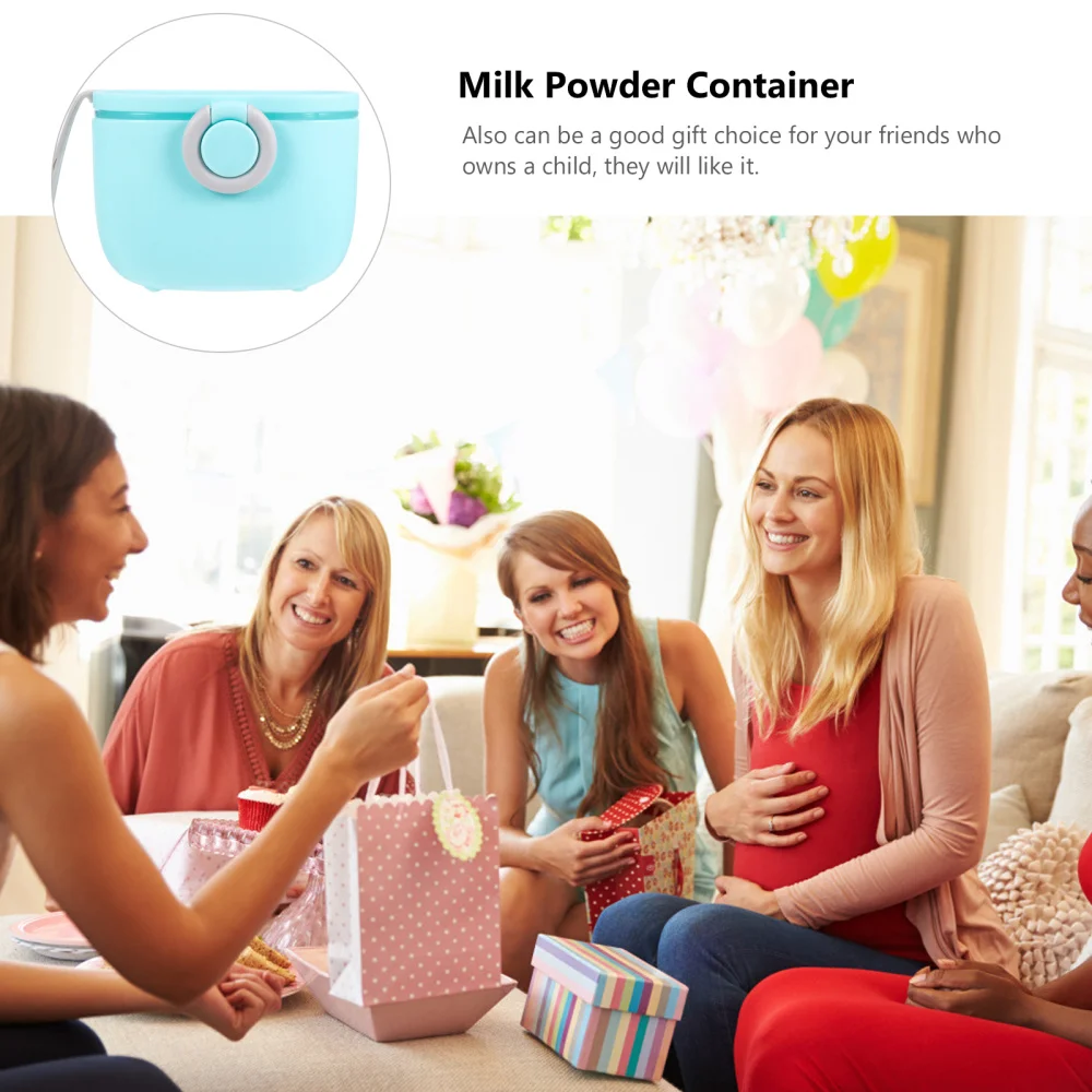 

Portable Powder Box Large-capacity Baby Canned Powder Box with Spoon