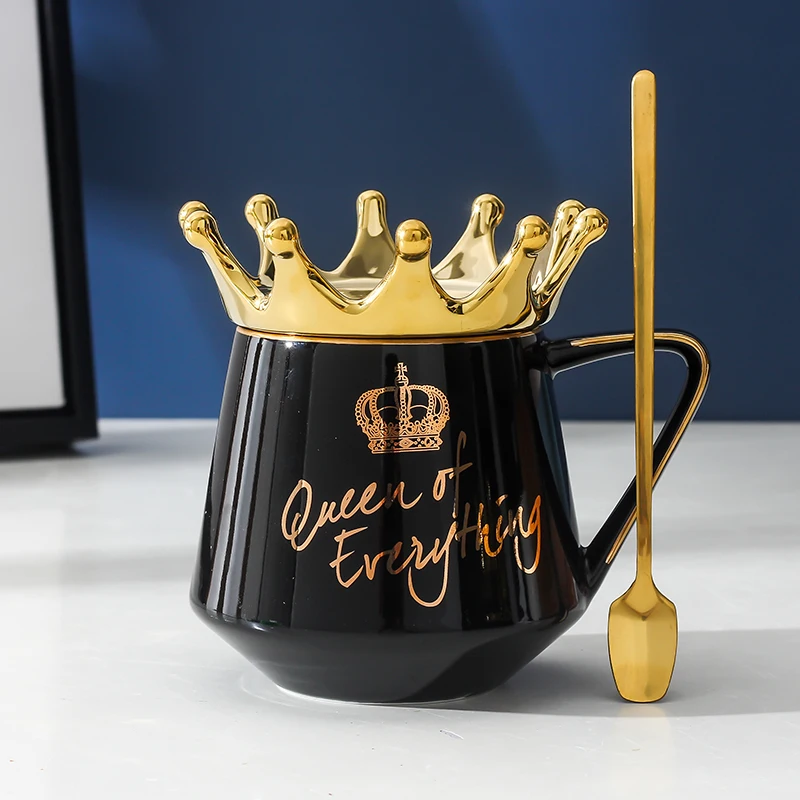 

Crown Theme Milk / Coffee Mugs Cartoon MultiColor Mugs Cup Kitchen Tool Gift X-Mas Gift with Mobile Phone Bracket Coffee Cup