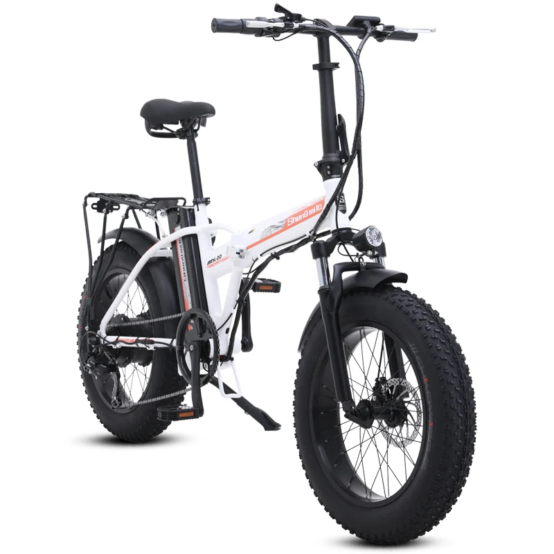 Электрический велосипед 20 дюймов ebike 48V500W горный электрический складной 4 0 fat tire