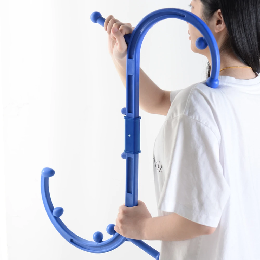 S образный триггерный точечный массажер палочка самомассажный крючок инструмент