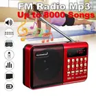 K11 FM мини-радио перезаряжаемый портативный цифровой FM USB TF MP3-плеер динамик Многофункциональный рекордер