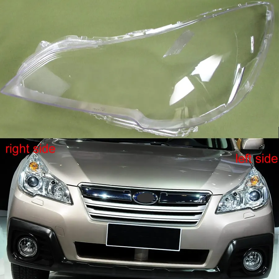 Чехол для Фары Subaru Outback Legacy 2010 2011 2012 2013 2014 2015 прозрачный абажур|Корпус| |