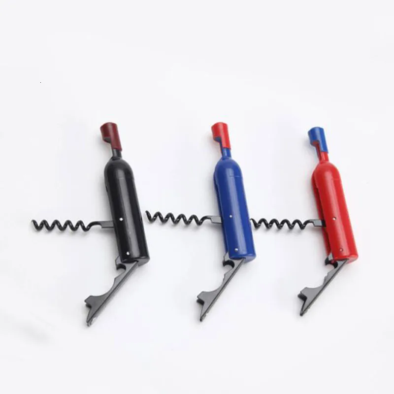 Оригинальная открывалка для красного вина в форме бутылки из нержавеющей стали с