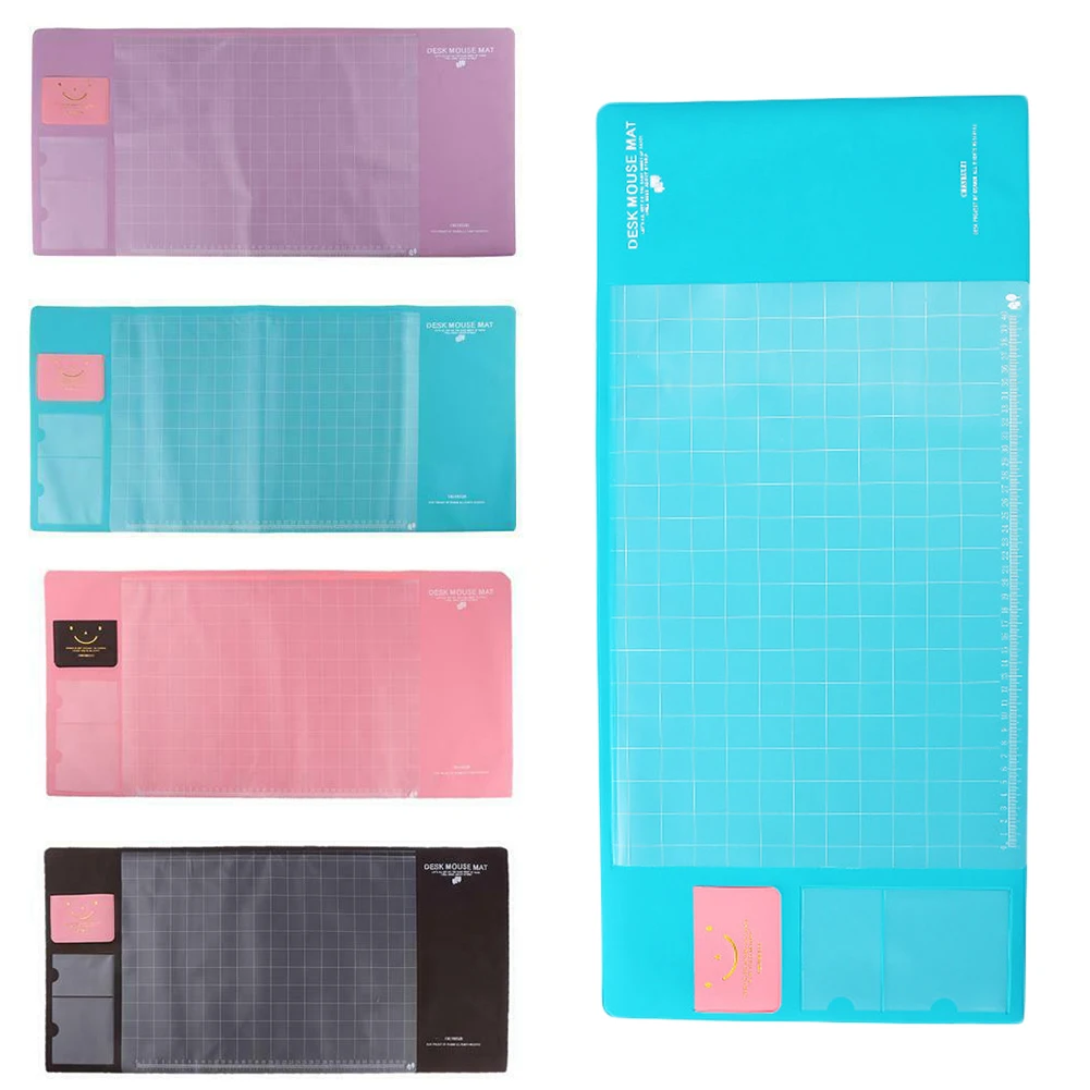

Solid Color PVC Multi-Function Mousepad Laptop Mouse Mat Non-Slip Large Gaming Mouse Pad Waterproof Mause Pad Keyboard Desk Mat