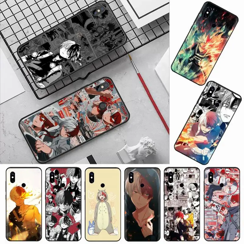 Чехол для телефона с рисунком todoroki My Hero academic anime Xiaomi Redmi Note 4 4x5 6 7 8 pro S2 PLUS 6A