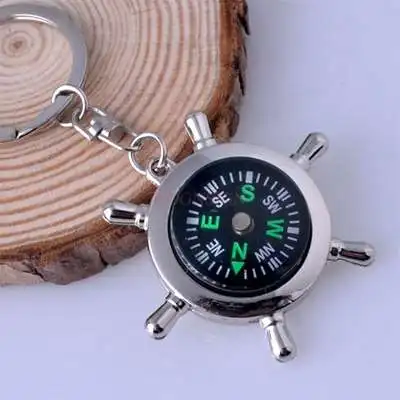 

Compass Mini Keychain Waist Car Portable Travel Anchor Keychain