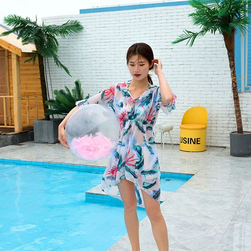 

Надувной пляжный мяч с прозрачными перьями для игр в воде и вечеринок, уличный бассейн, детский бассейн, игрушка, забавная игрушка для волей...