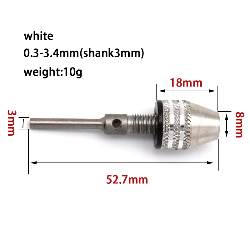 Keyless Drill Chuck Screwdriver Impact Driver Adaptor 1/4 Hex Shank Bit Tools AZZKOR Quick Change Convertor Adapter 1pcs | Инструменты