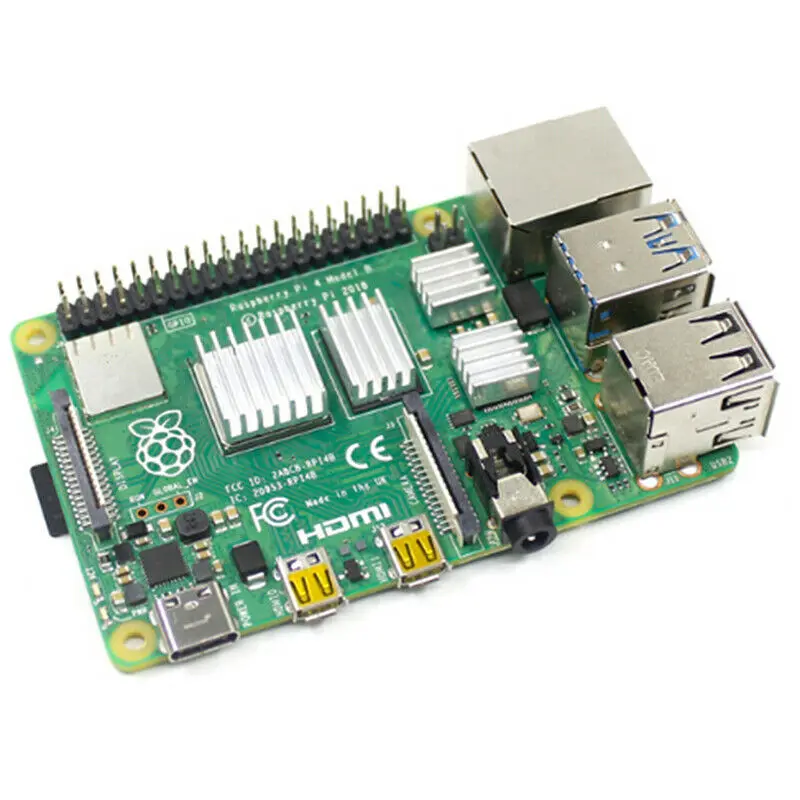 4 шт./компл. алюминиевый радиатор серебряного цвета наборы кулеров для Raspberry Pi 4B