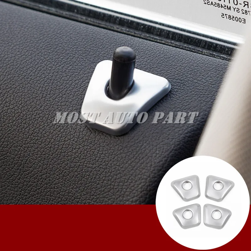 Внутренний Автомобильный Дверной замок контактная крышка отделка 4 шт. для BMW 5