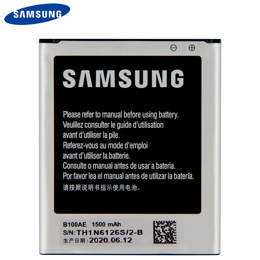 Оригинальный аккумулятор Samsung B100AE B100AC для SAMSUNG Galaxy Ace 3 4 S7898 S7278 S7272 S7568i i679 S7270 S7262 G313H