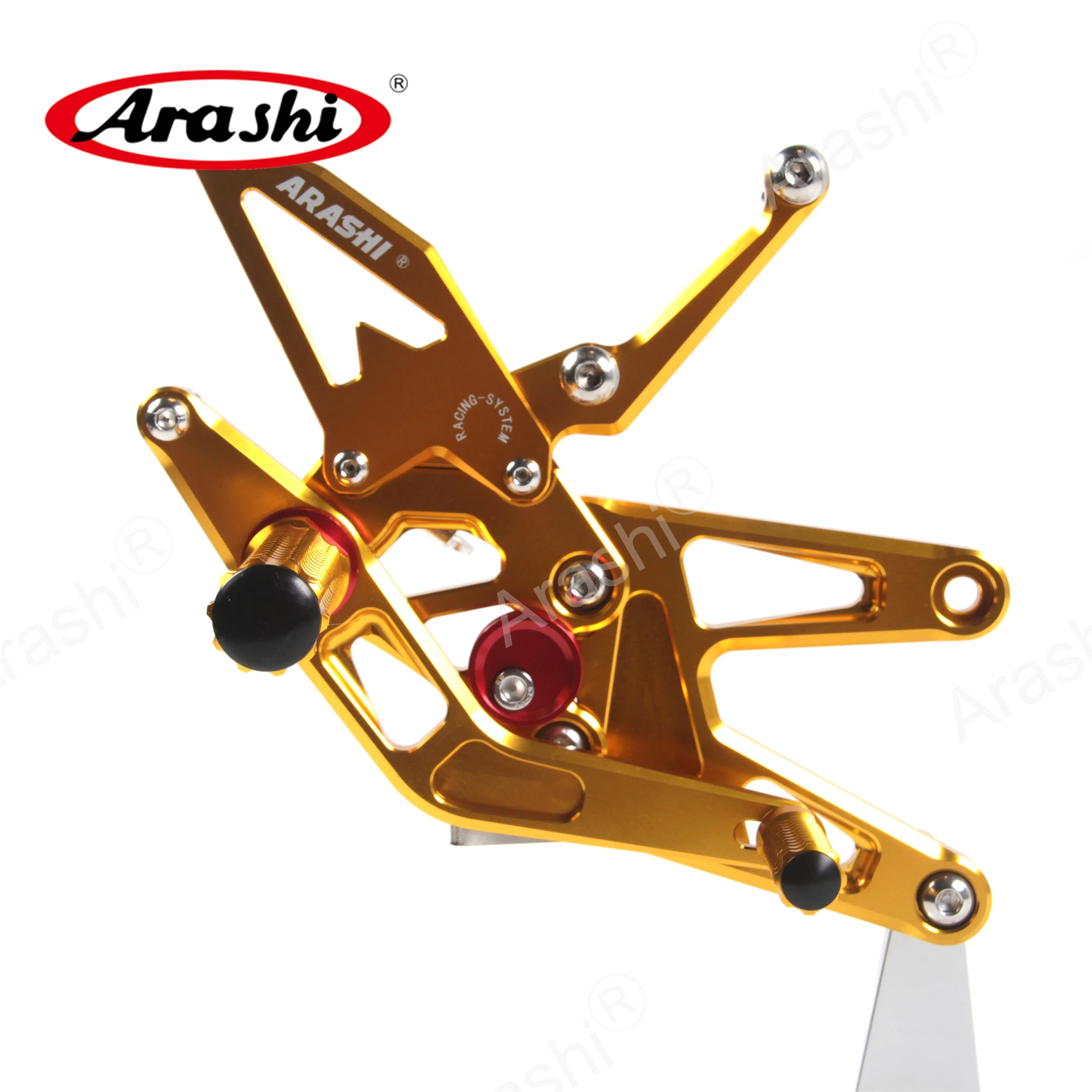 Yashi YZF-R6 регулируемая подставка для ног с ЧПУ YAMAHA YZF R6 2003 2004 2005 подножки задние