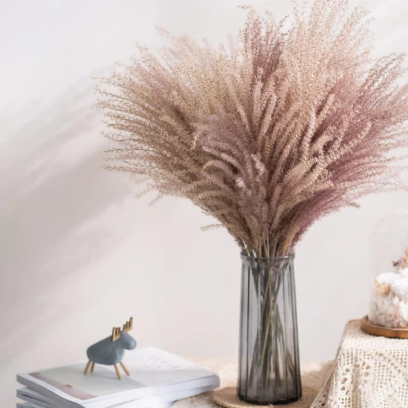 

10/15/20pc Small Pampas Grass Rabbit Horse Tail Bouquet Natural Dried Flower Trawa Pampasowa Home Wedding Living Room Decoration