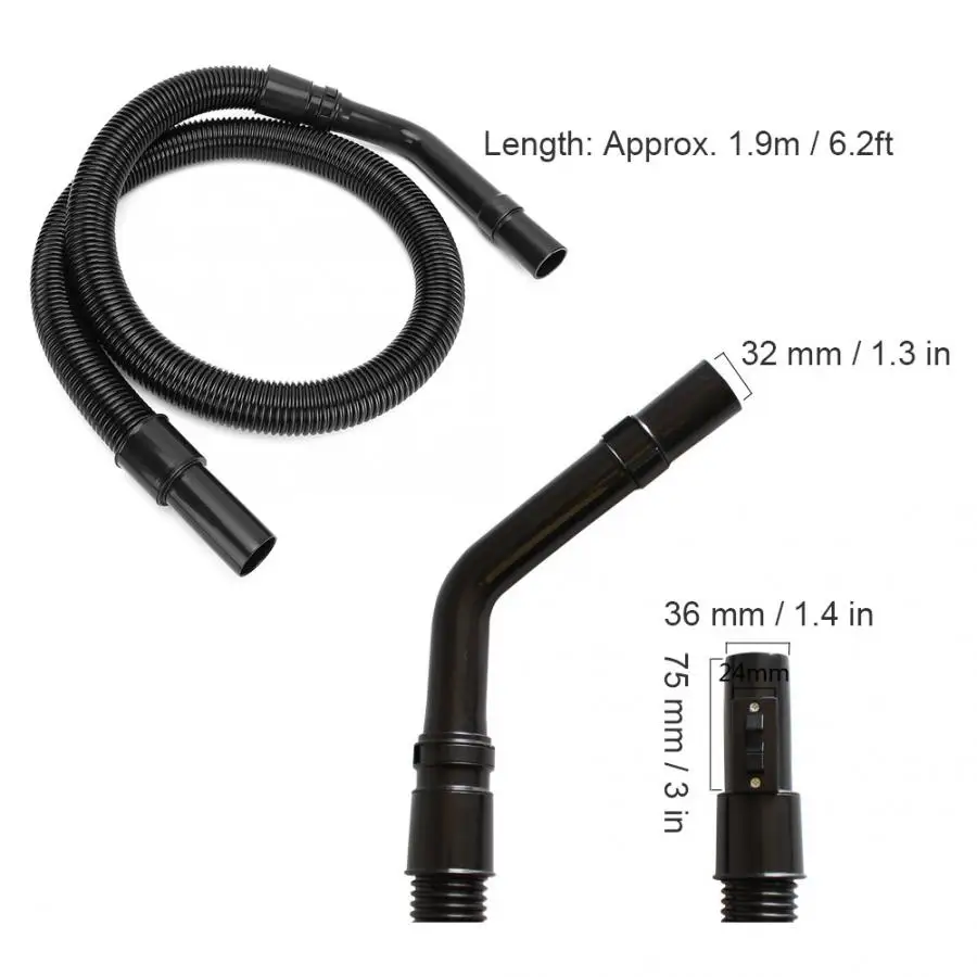 

Electric Vacuum Cleaner Hose Pipe Accessory for Sanyo BSC-1200A BSC-1250A SC-290T Vacuum Cleaner Parts