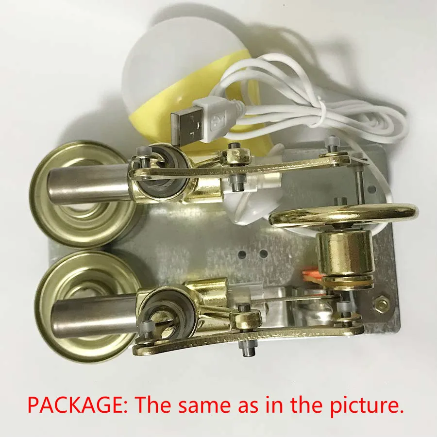 Двигатель со сбалансированным двигателем модель двигателя с подогревом и паром