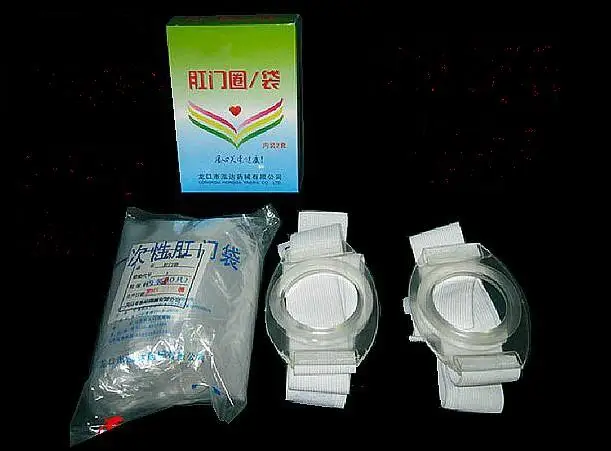 2 шт. силиконовый расширенный ремень тип колостомы поддельный анальный круг с 100