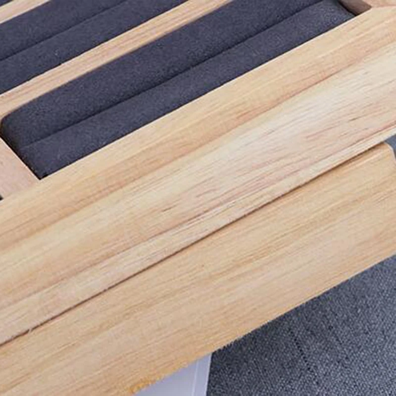 

Log Ring Bracelet Plate Wooden Ring Stand Flannel Jewelry Plate High-End Jewelry Storage Display