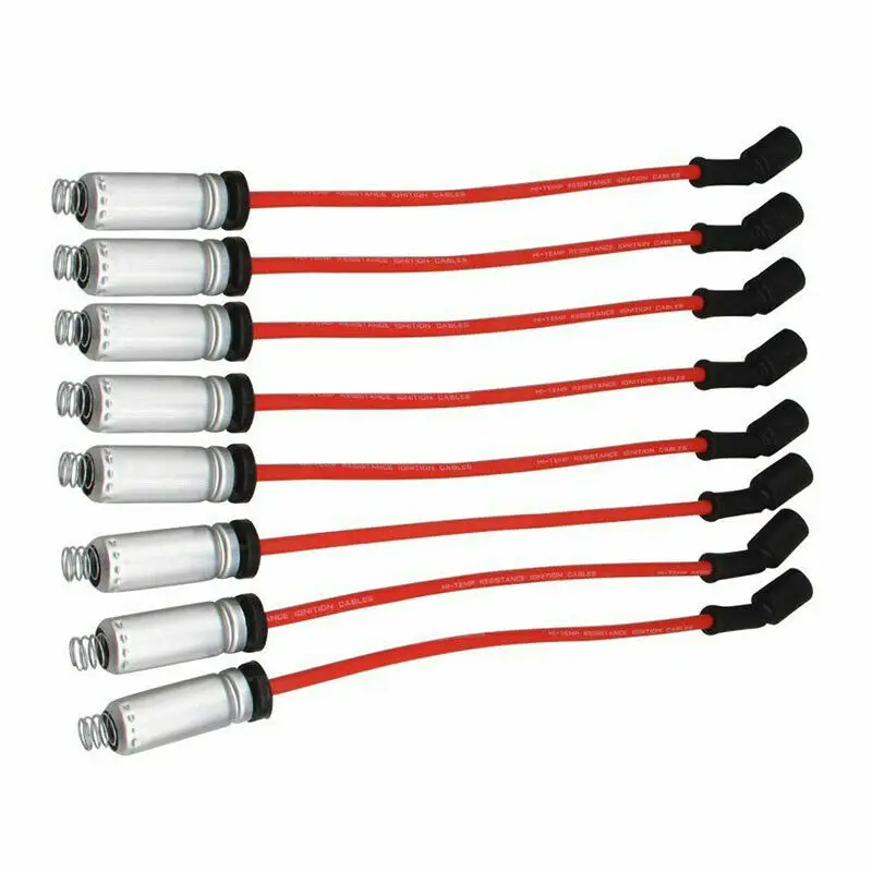 Набор проводов для свечей зажигания красного цвета комплект Sparkplug Chevrolet GMC GM 6 0 л V8