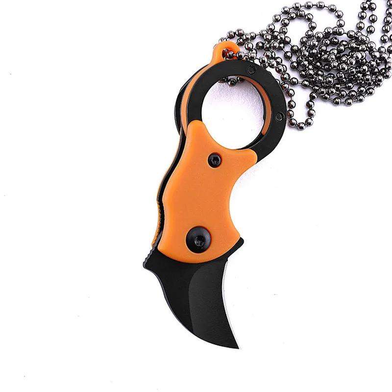 Ожерелье с ключами орла нож коготь креативный мини для улицы керамбит карманный