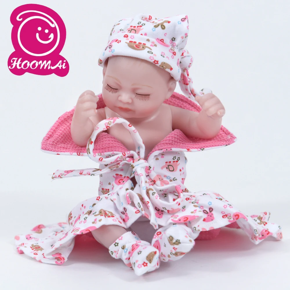 

Классическая кукла Bebe для новорожденных, ручная работа, 10 "25 см, полностью силиконовая виниловая Кукла Reborn Baby Dolls, комплект одежды принцессы, ...