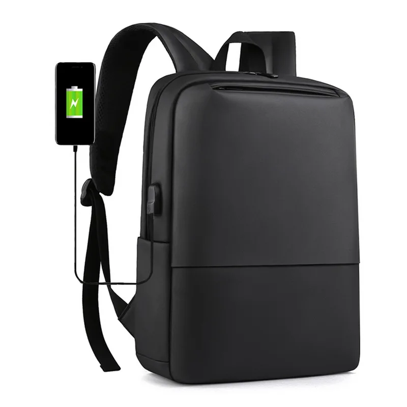 Расширяемый дорожный рюкзак для мужчин водоотталкивающий ранец ноутбука и