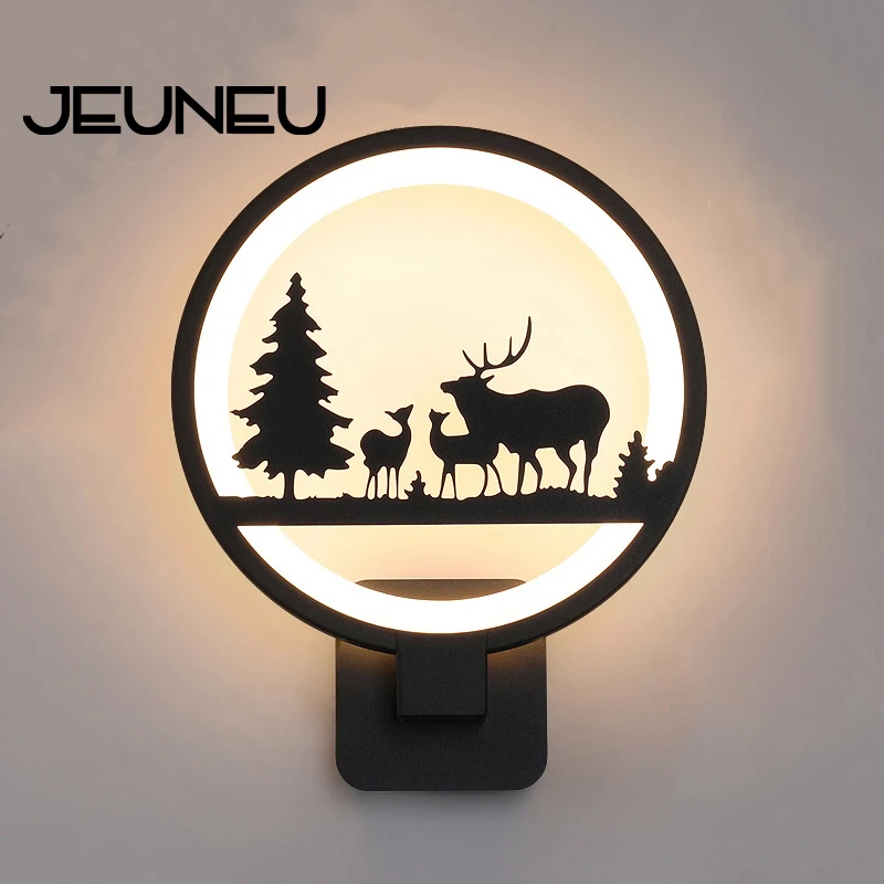 Современная Новинка креативная настенная лампа Светодиодная 220 В с кнопкой