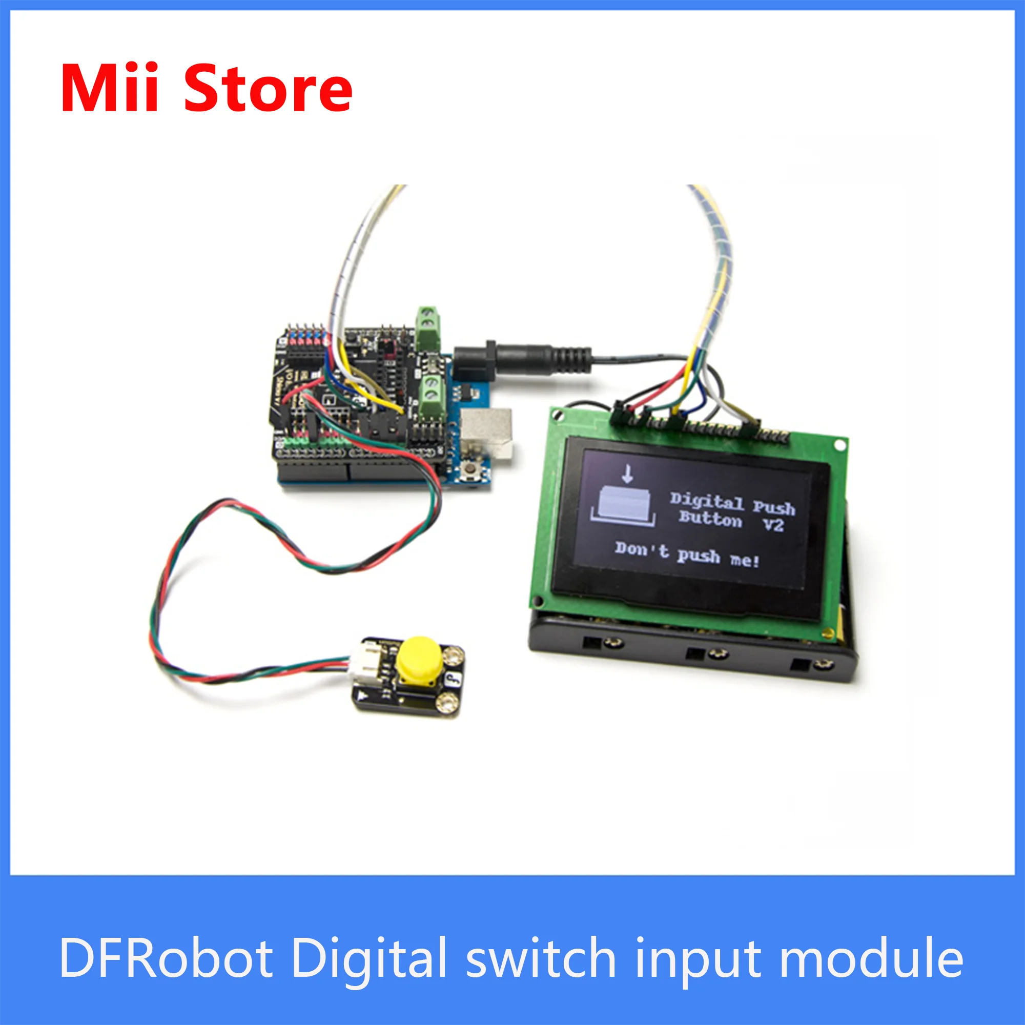 DFRobot подходит для цифрового большого модуля Arduino цвет кнопки случайный и приятный