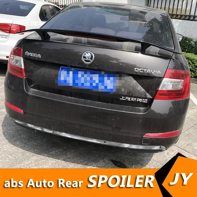Спойлер для Skoda Octavia 2014 2019 высококачественный спойлер из АБС пластика заднего