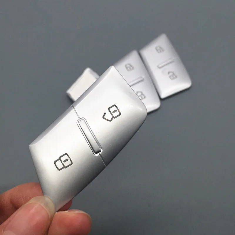 CNORICARC Автомобильная дверь разблокировка кнопка включения крышка отделка блесток