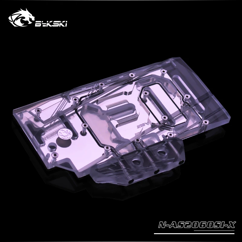 Водяной блок Bykski GPU для ASUS RTX 2060 O6G SI графическая карта MOBO AURA SYNC 12 В/5 В N AS2060SI X|Кулеры