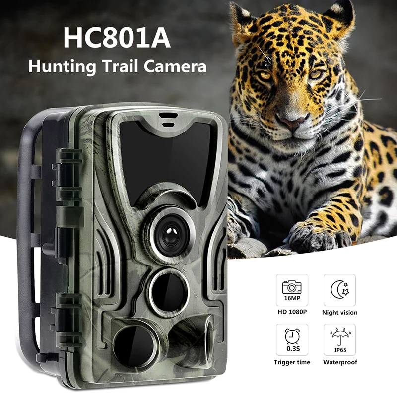 Охотничья тропа HC801A камера для дикой природы с ночным видением активируемая