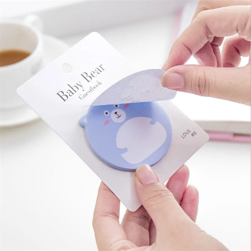 Корейский блокнот для заметок с изображением животных креативный сделай сам