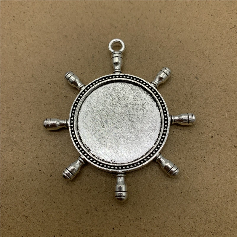 Настройки кабошона из сплава 2 шт. 25 мм стеклянный кабошон металлическая основа