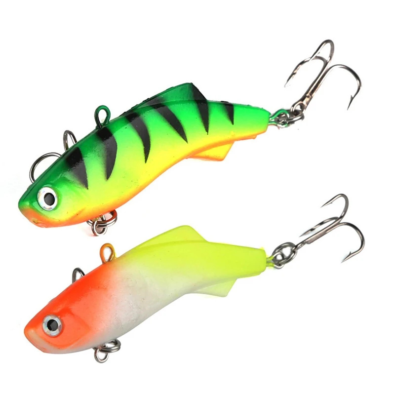 2 шт. зимняя рыболовная приманка Vib ледяная Мягкая 7 см 16 г искусственная воблер