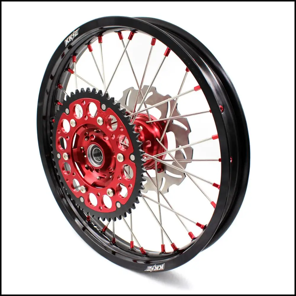 21/18 Мотоцикл обода порванные Enduro колеса Набор для HONDA CRF250R 2014 2018 CRF450R 2013 2019 красные