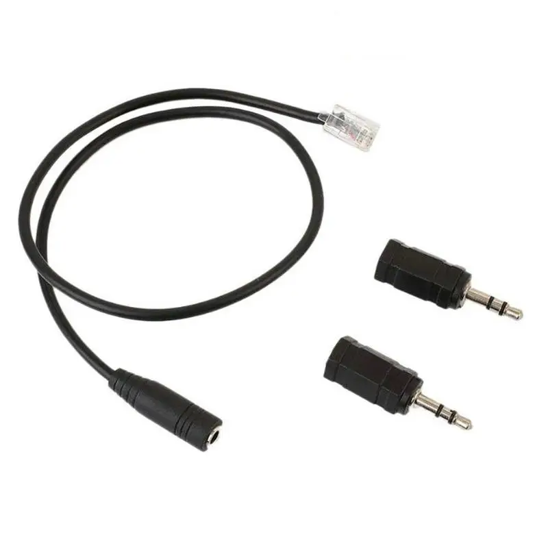 Адаптер для телефона с двумя/одинарными экранами 3 5 мм на RJ9|cable pc|pc cableadapter cable |