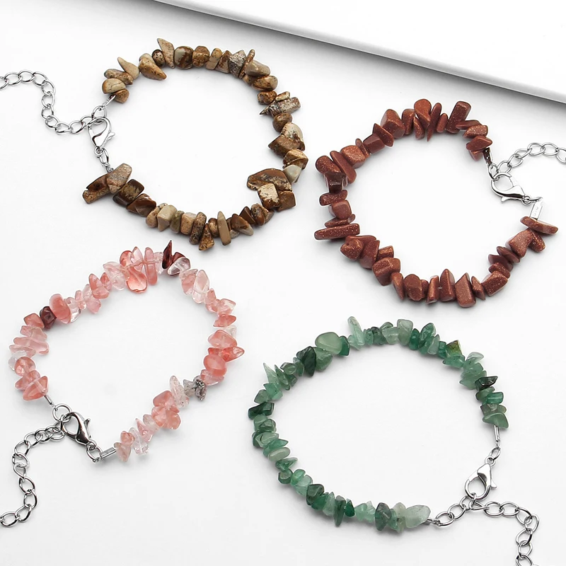 Камень браслет ювелирные изделия для женщин многоцветный корейский стиль бусины