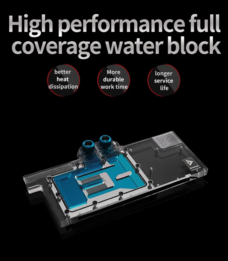 Курган водного блока использовать для GIGABYTE RTX2080Ti AORUS XTREME 11 г/2070 AORUS XTREME 8 г/Поддержка оригинальной задней панели 5 в 3PIN разъем RGB
