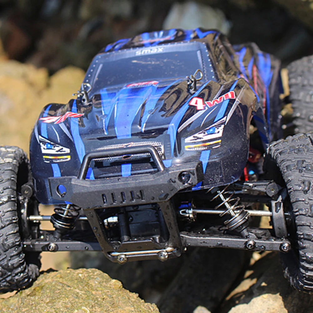 1/16 2,4 г 4WD Электрический радиоуправляемый автомобиль багги внедорожный Рок Гусеничный пульт дистанционного управления игрушечные машинки на радиоуправлении светодиодные детские игрушки для подарков